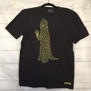 Converse Graphic T Shirt Ice cream Gray Yellow